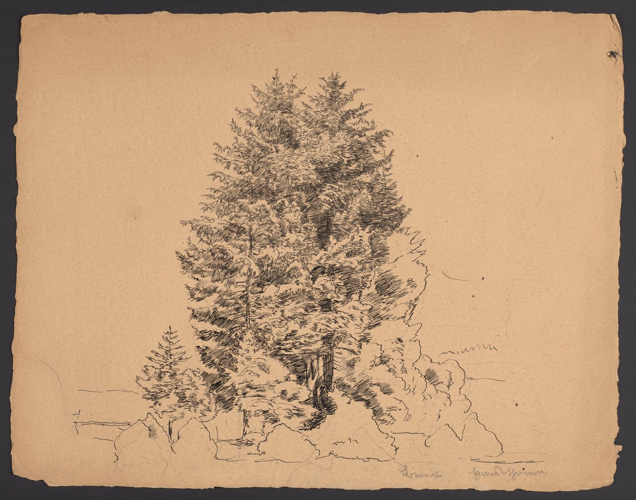 Trees in Bernau by Hans Thoma