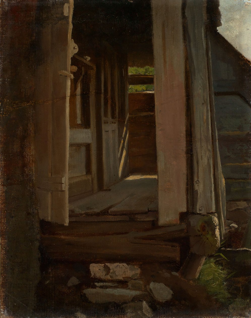 Entrance to a Black Forest House by Hans Thoma