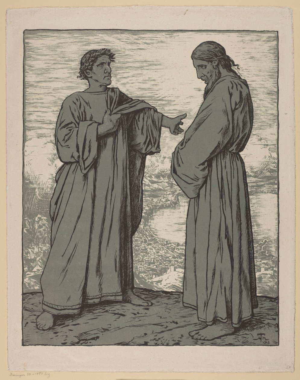 The Temptation of Christ by Hans Thoma