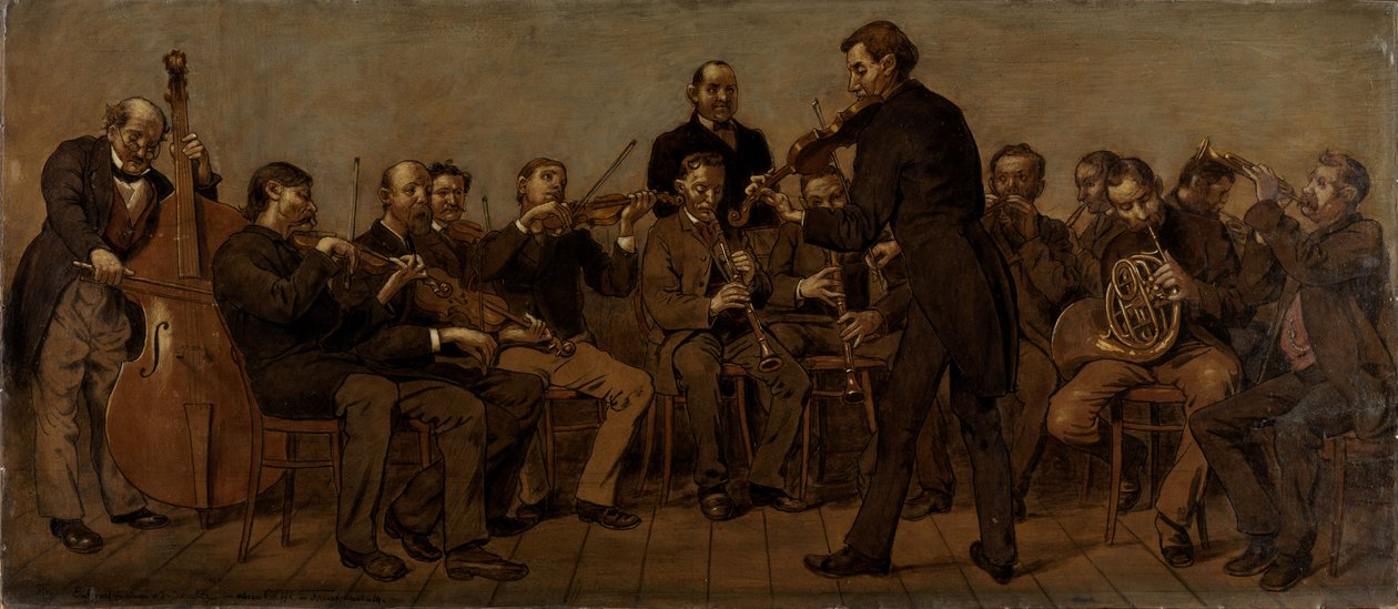 Rural Music Band by Hans Thoma