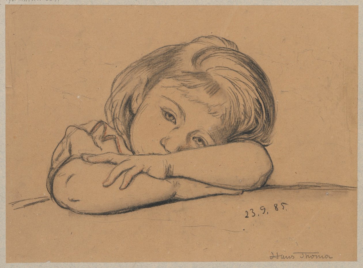 Portrait of Elli by Hans Thoma