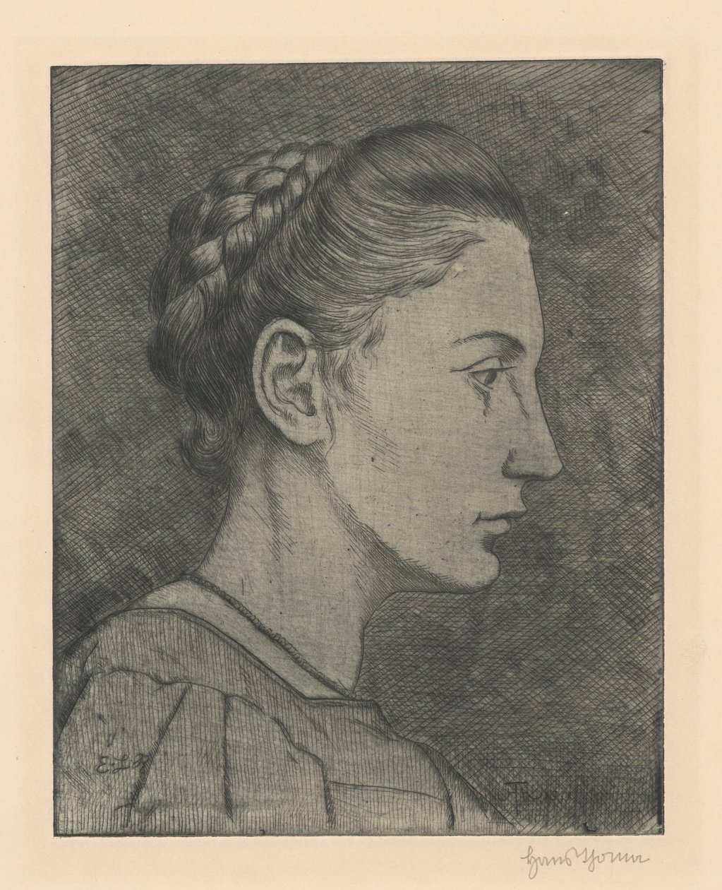 Portrait of Bettina von Arnim by Hans Thoma