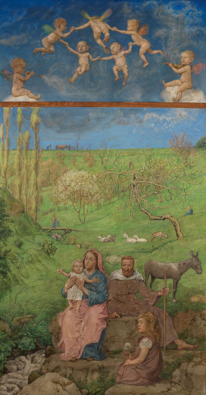 Rest during the Flight by Hans Thoma