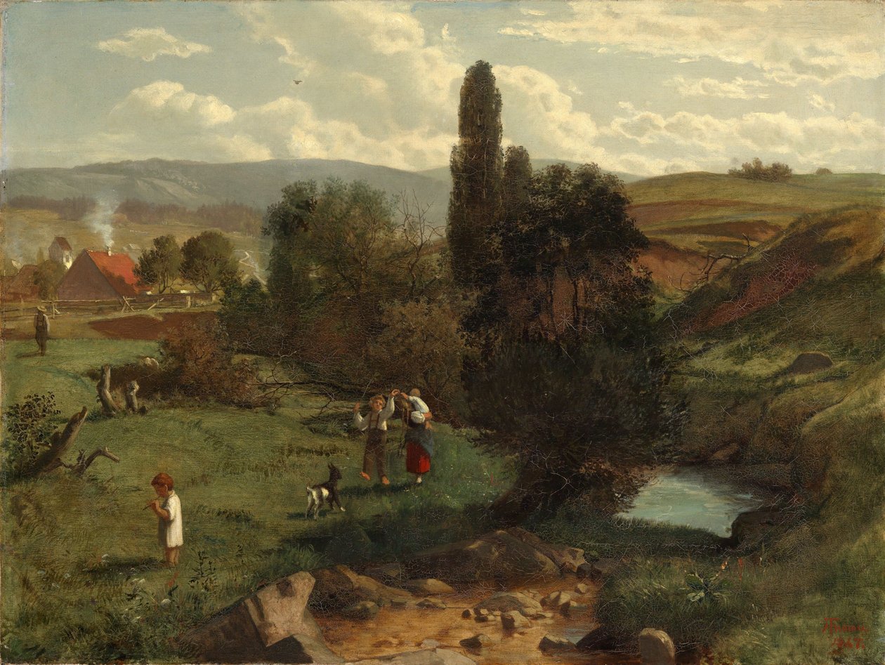 Black Forest Landscape by Hans Thoma