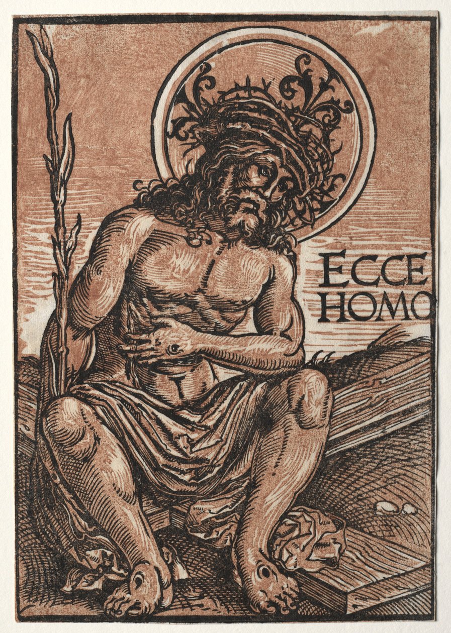 Man of Sorrows Seated on the Cross, c. 1522 by Hans Weiditz