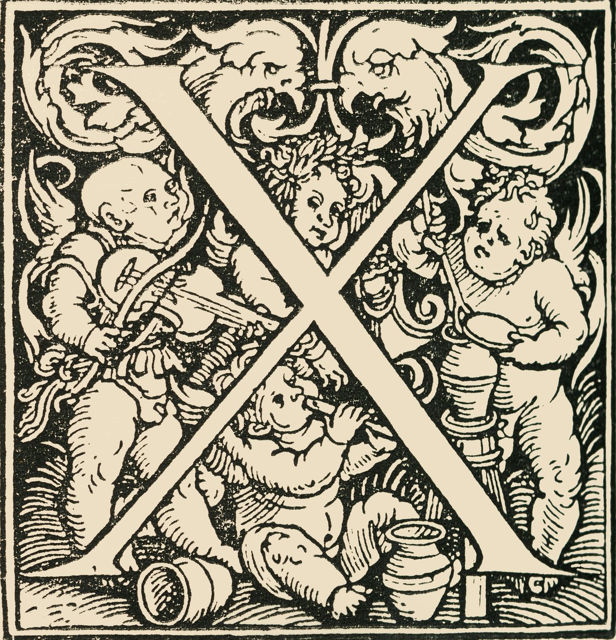 X - An Alphabet by Hans Weiditz by Hans Weiditz