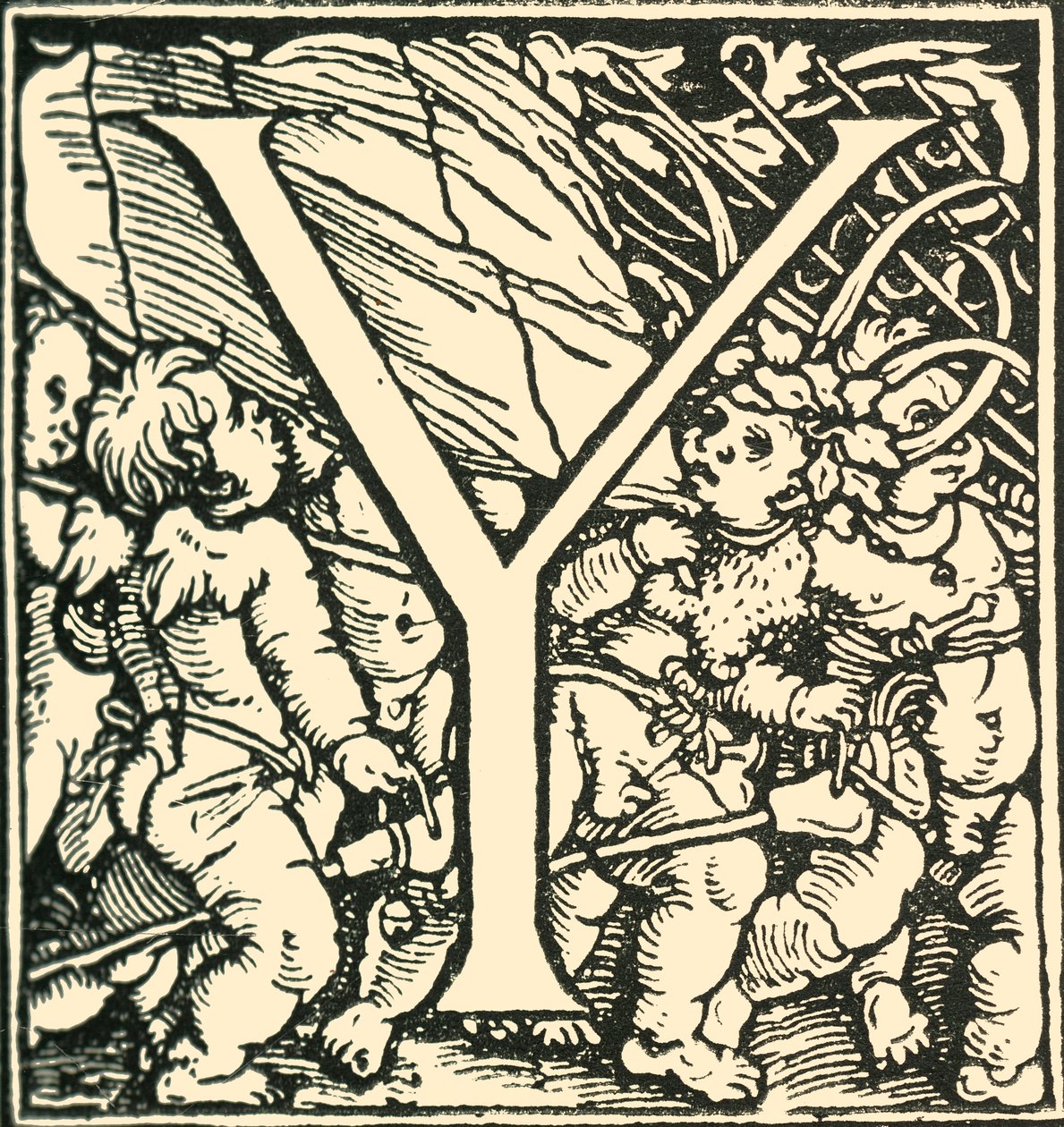 Y - An Alphabet by Hans Weiditz by Hans Weiditz
