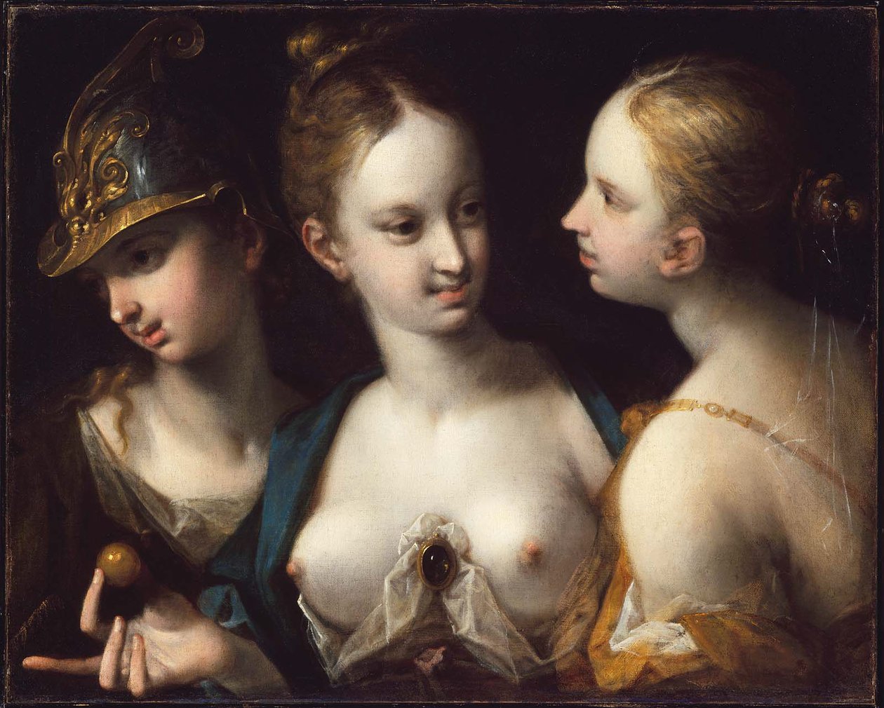Pallas Athena, Venus and Juno by Hans von Aachen