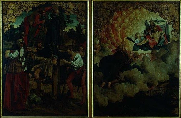 Stories of S.S Peter and Paul altarpiece (detail) by Hans von Klumbach