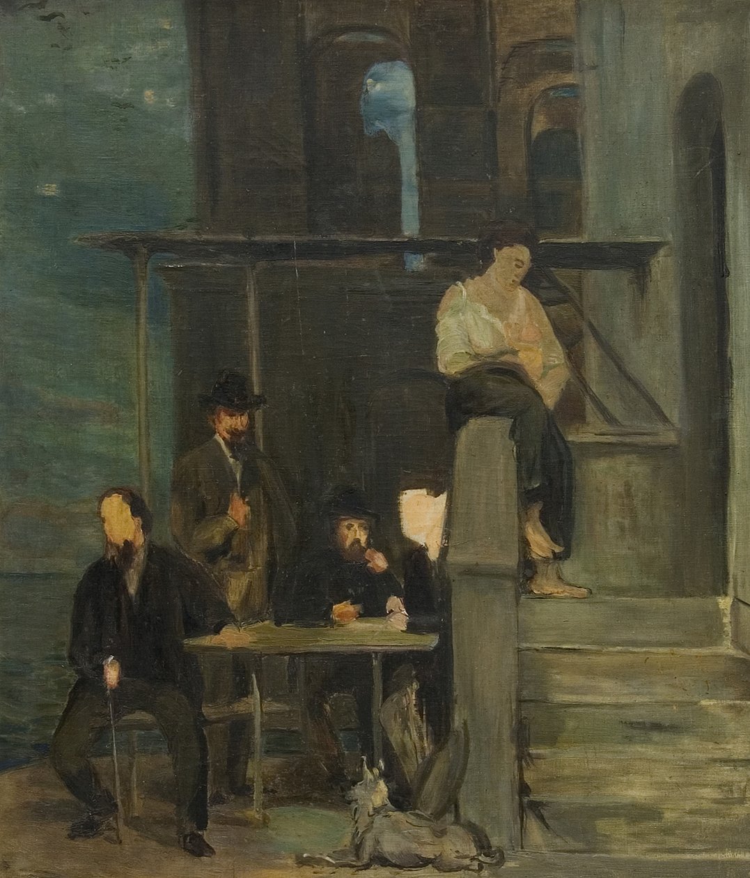 Study for the Fresco "Pergola" in the Zoological Station in Naples by Hans von Marées