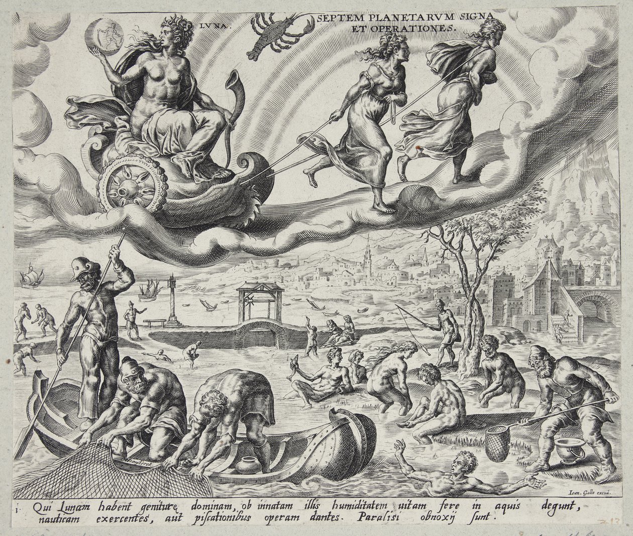 Luna, the Moon by Harmen Jansz. Muller