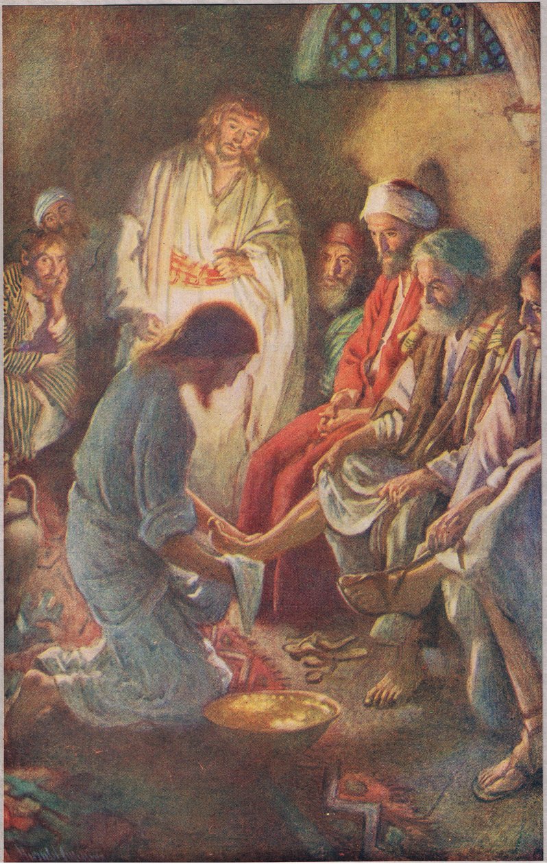 A lesson in humility by Harold Copping