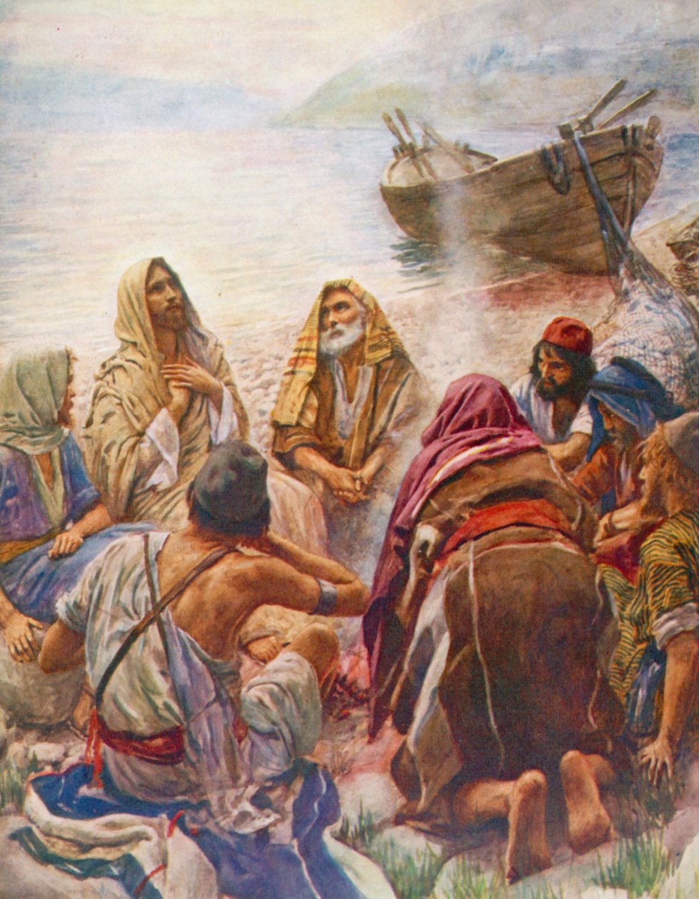 "Do You Love Me?" John 21 by Harold Copping