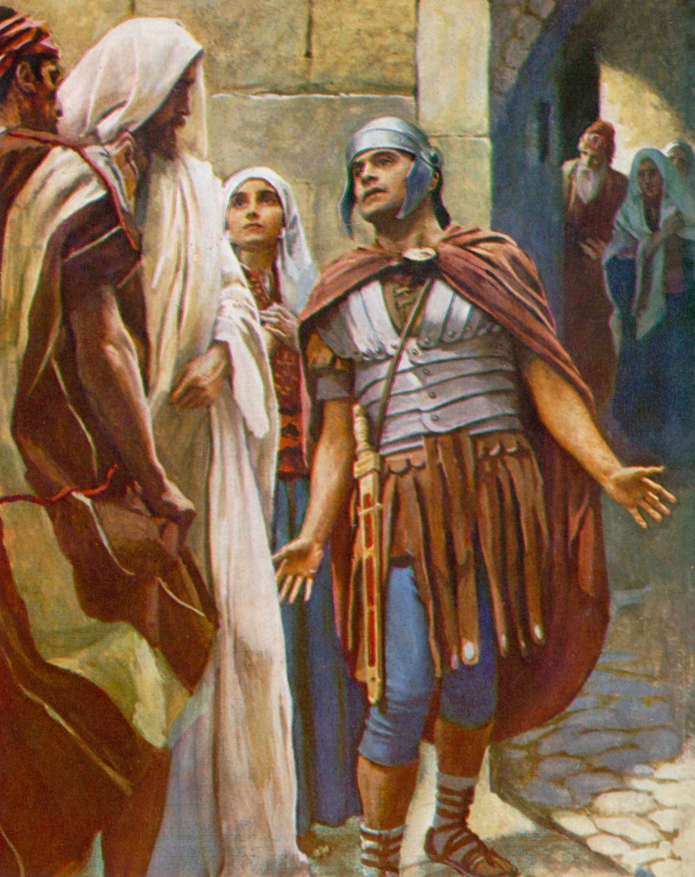 The Centurion, Matthew 8 by Harold Copping