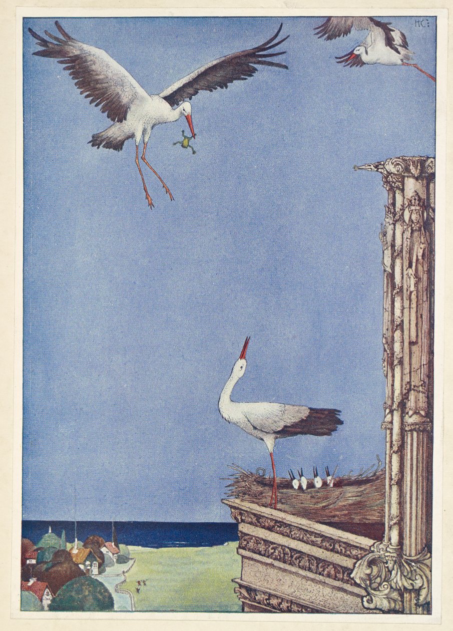 The Storks by Harry Clarke: Highest-quality art reproduction