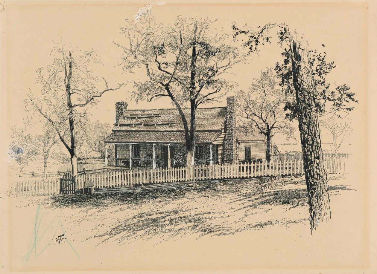 Farmhouse of H. P. Bottom Near Rousseau