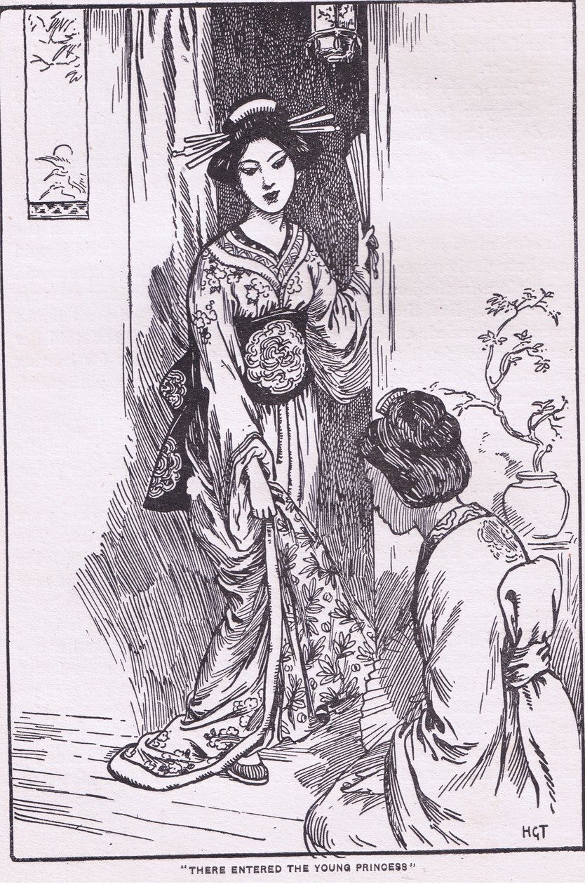 There entered the young princess (from the Bowl Wearing Princess) by Harry George Theaker