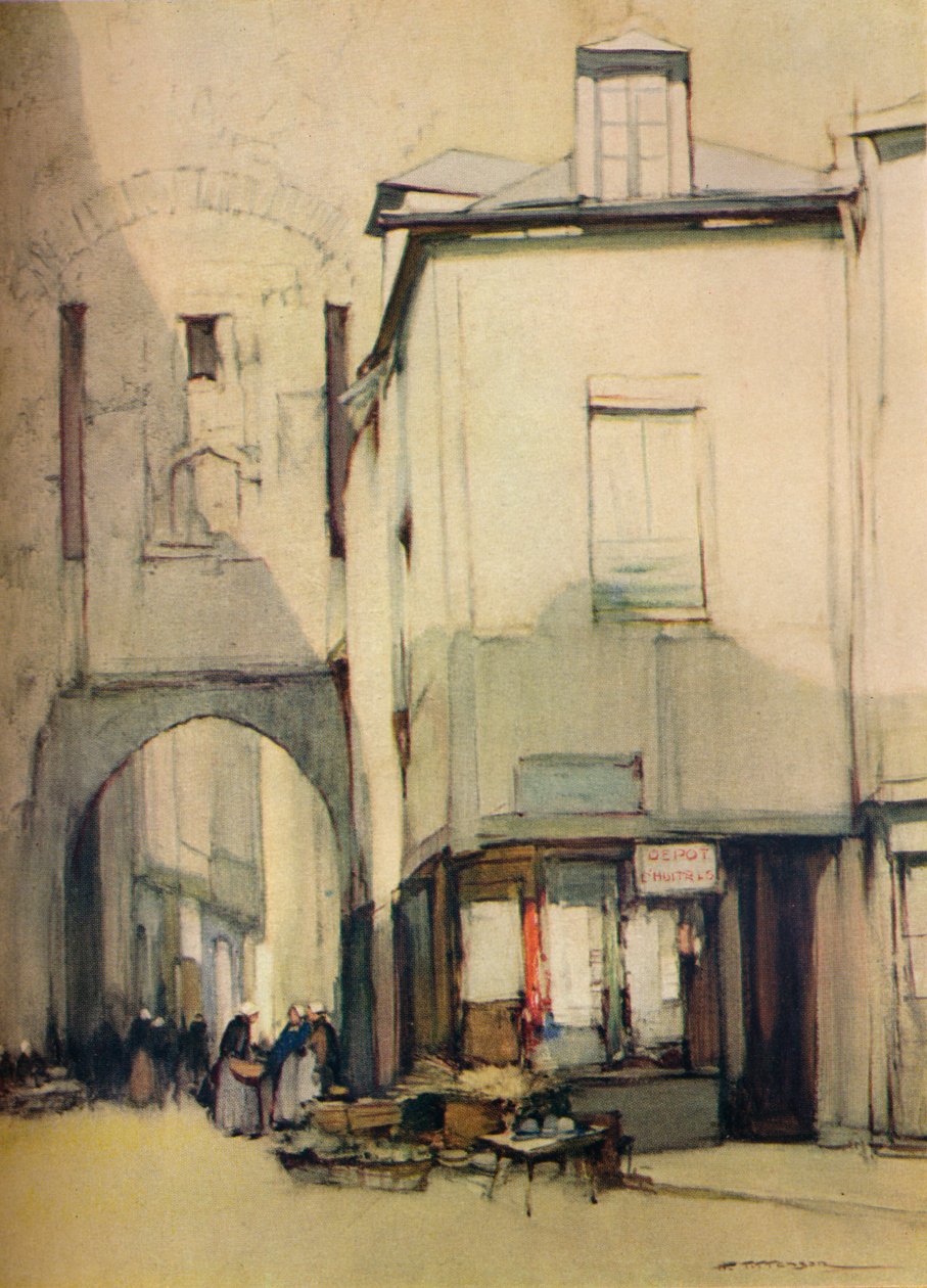 Porte St Pater, Vannes by Harry Tittensor: Fine art print