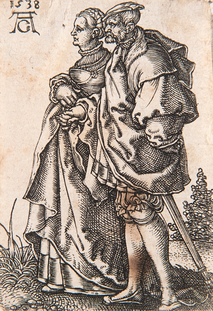 From the Series The Small Wedding Dancers, 1538 by Heinrich Aldegrever