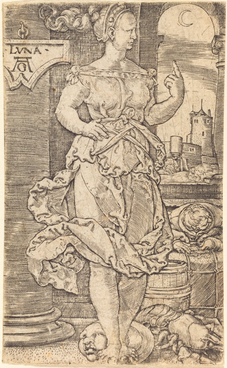 Luna by Heinrich Aldegrever
