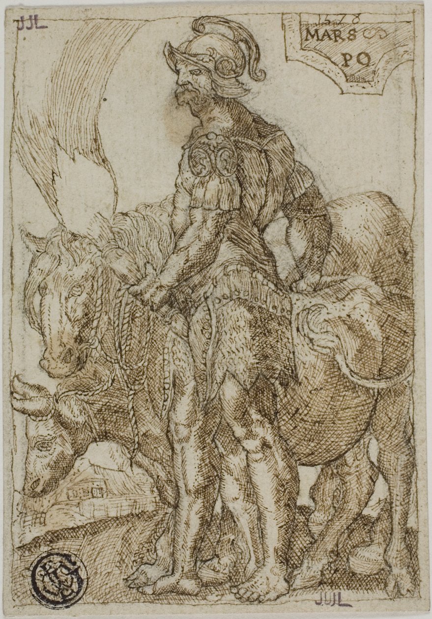 Mars, from The Seven Planets by Heinrich Aldegrever