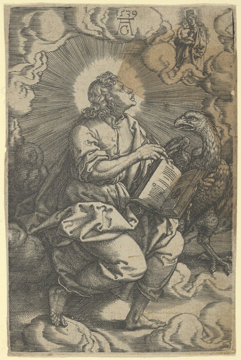 Saint John, from The Four Evangelists by Heinrich Aldegrever
