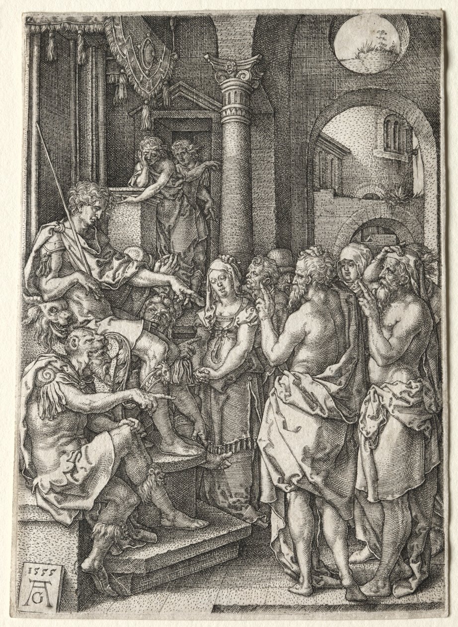 The Story of Susanna: Susanna Accused of Adultery by Heinrich Aldegrever