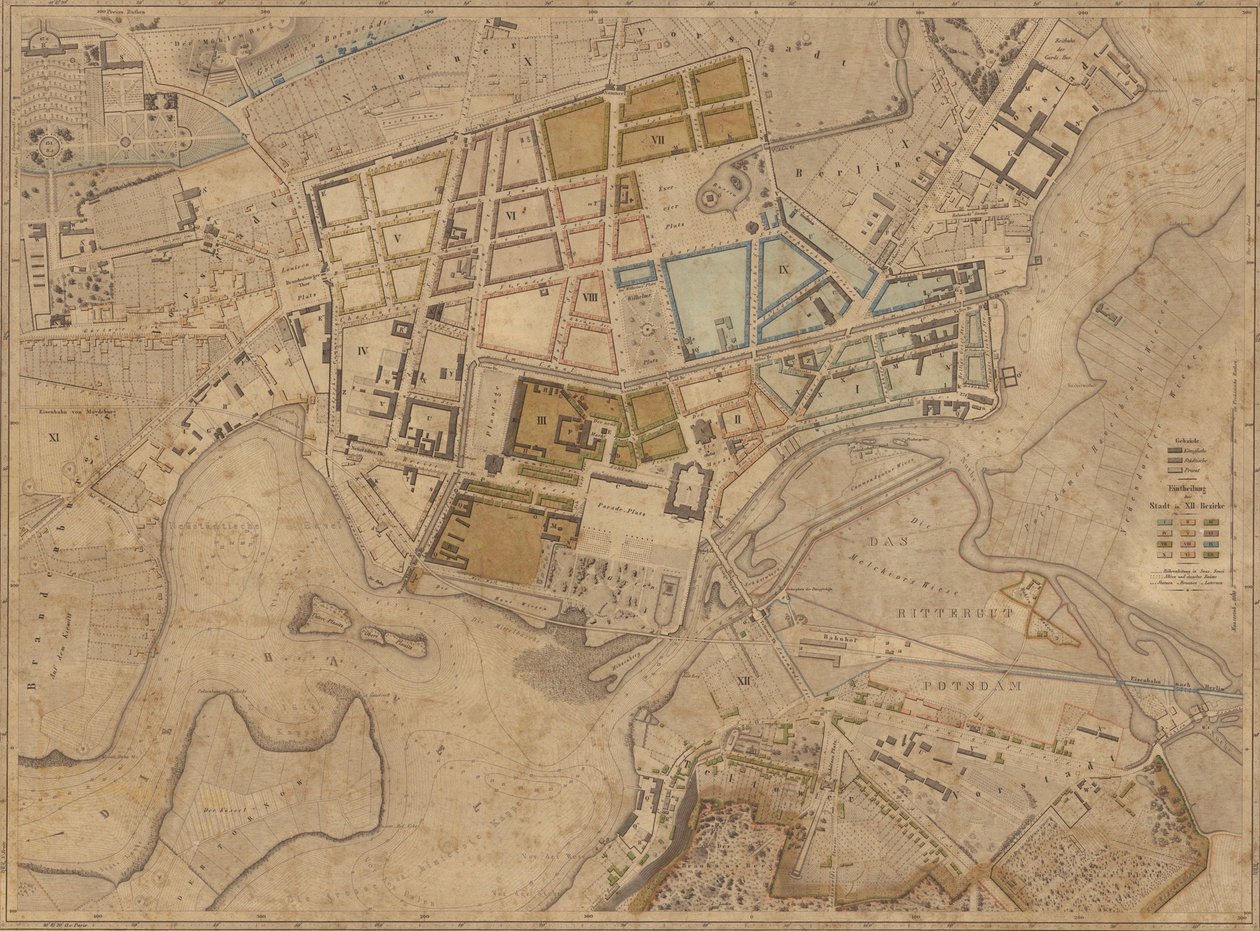 Berghaus Plan by Heinrich Berghaus