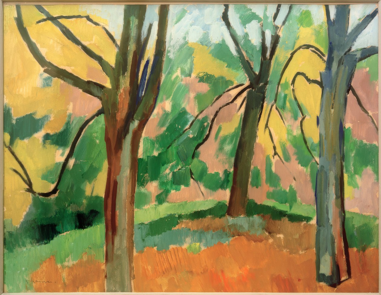 Park Landscape by Heinrich Nauen