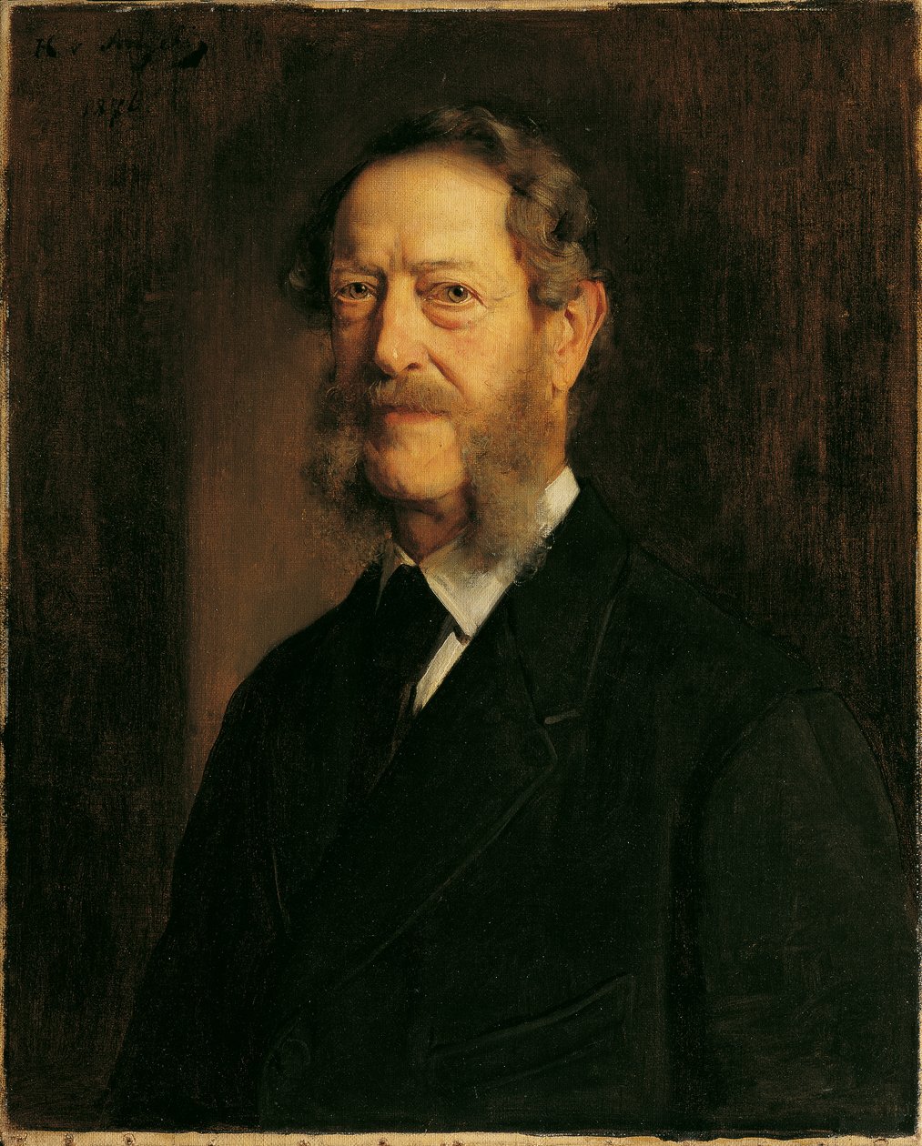 The Poet Anastasius Grün (alias Anton Alexander Count of Auersperg) by Heinrich von Angeli