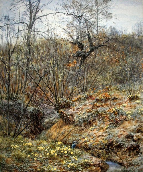 Spring Copse, Witley, Surrey by Helen Allingham