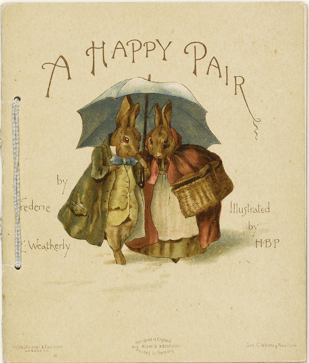 Illustration to A Happy Pair by Frederick Weatherly by Helen Beatrix Potter