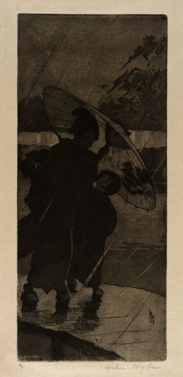 A Rainy Night by Helen Hyde