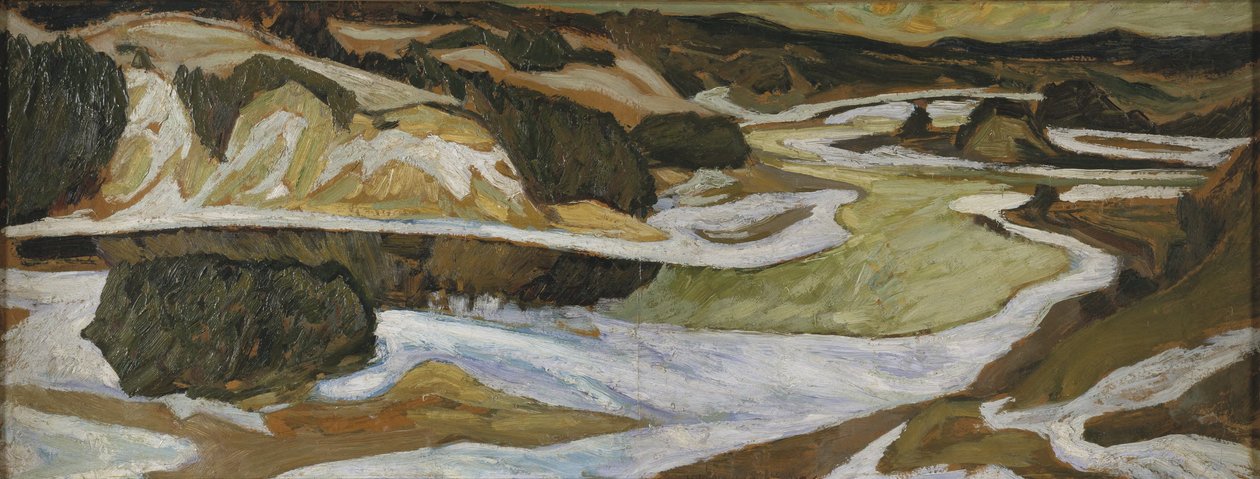 The River Ångermanälven by Helmer Osslund