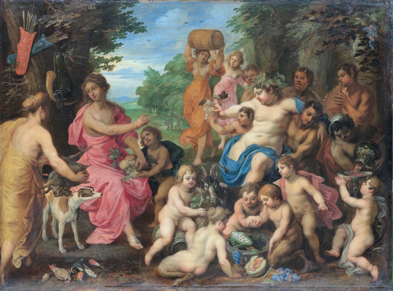Bacchus and Diana by Hendrick van Balen