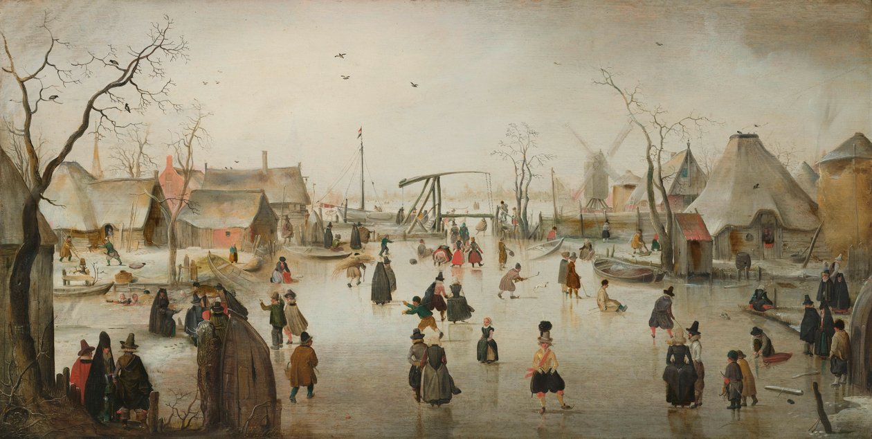 Ice Scene by Hendrick Avercamp