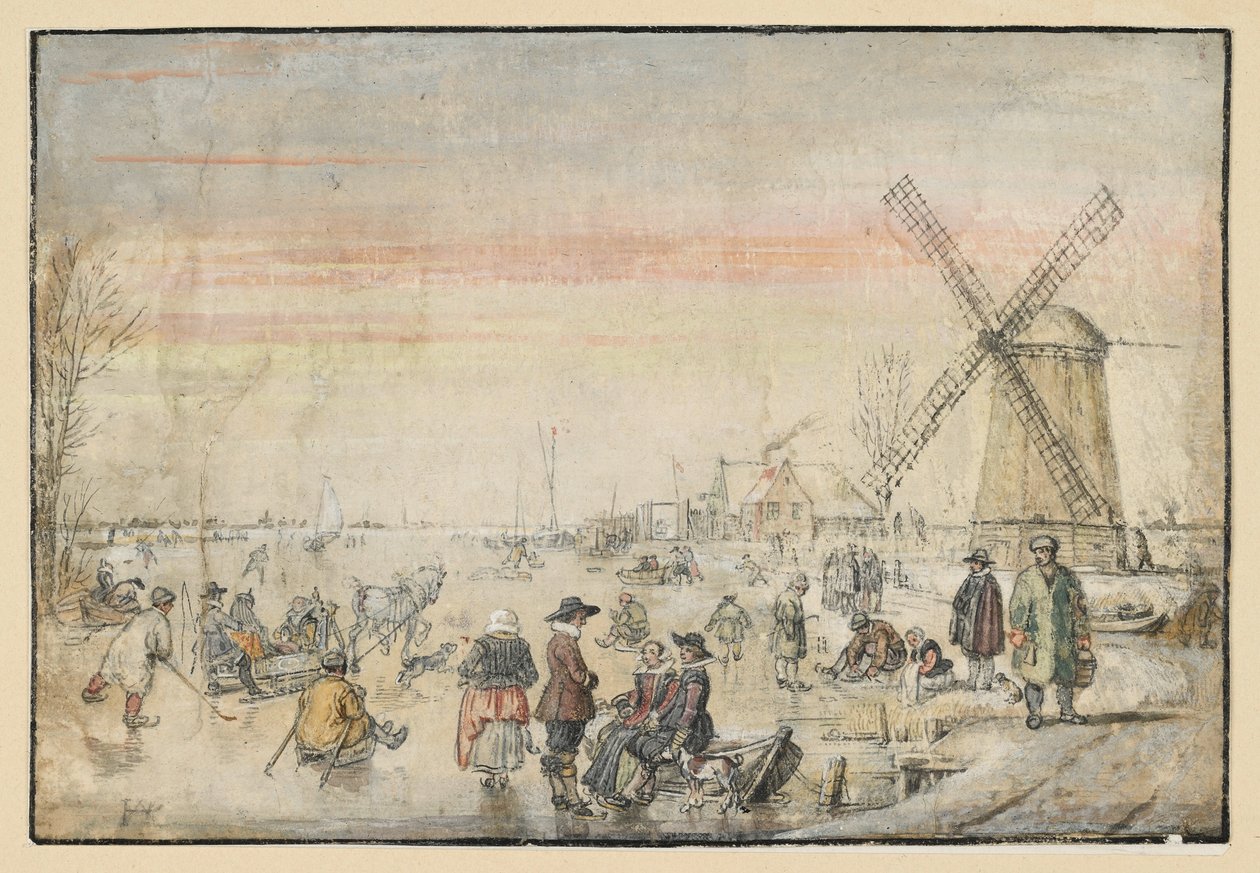 Life on the Ice by Hendrick Avercamp