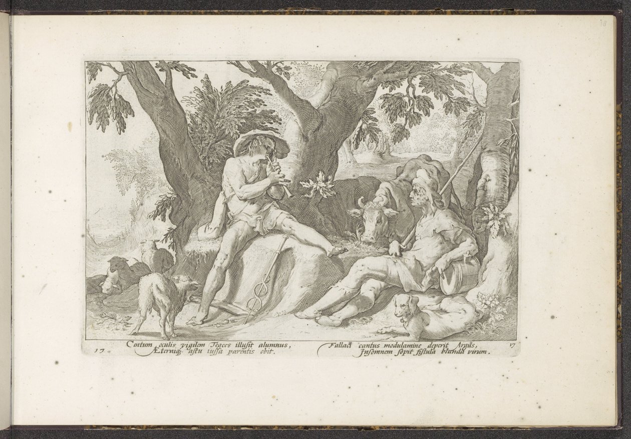Mercury Playing the Flute for Argus (Ovid
