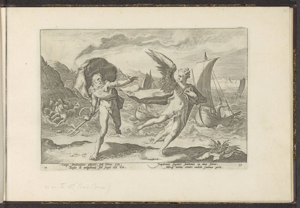 Cornix Transformed into a Crow (Ovid's Metamorphoses)