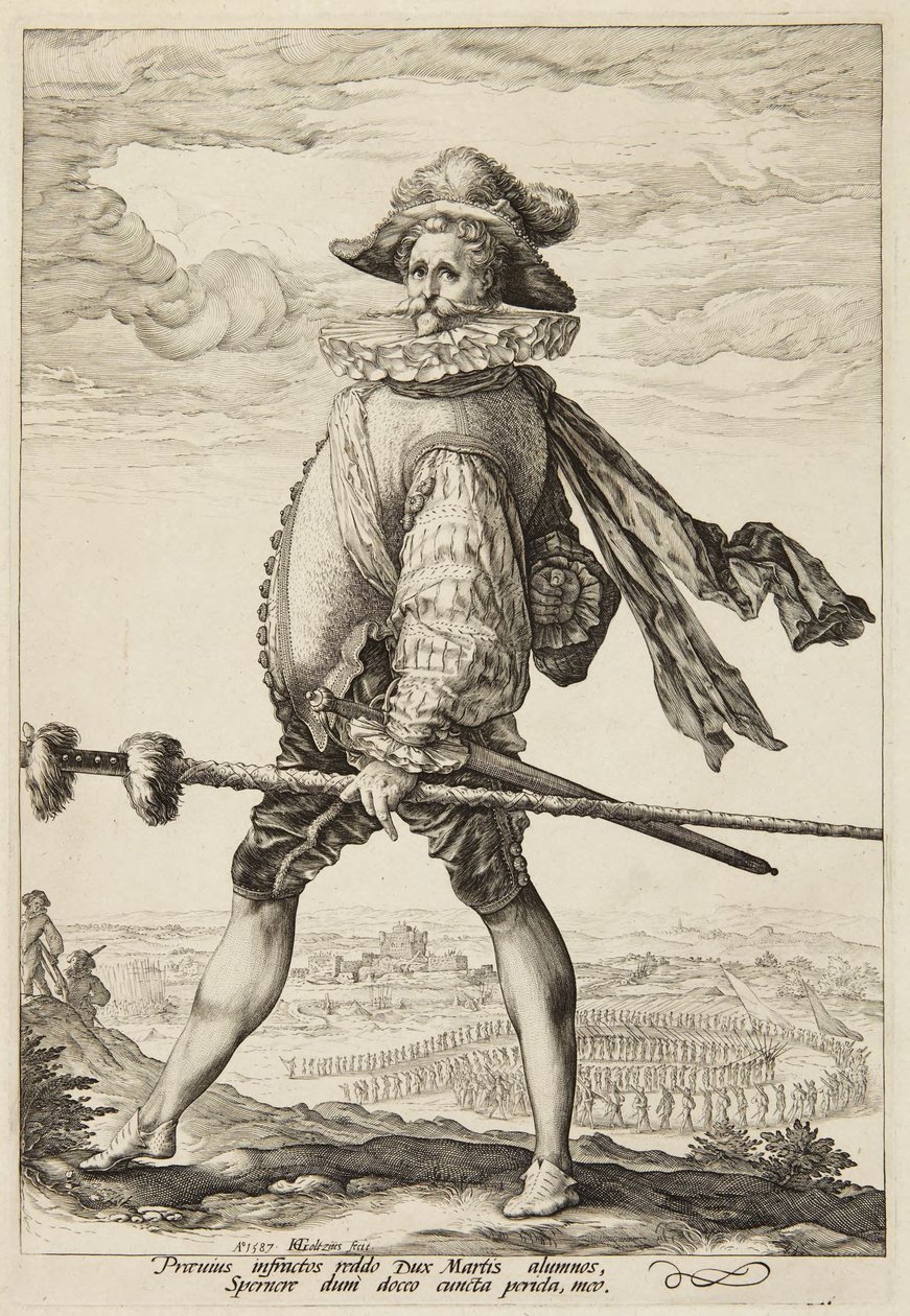 A Captain of the Infantry by Hendrick Goltzius
