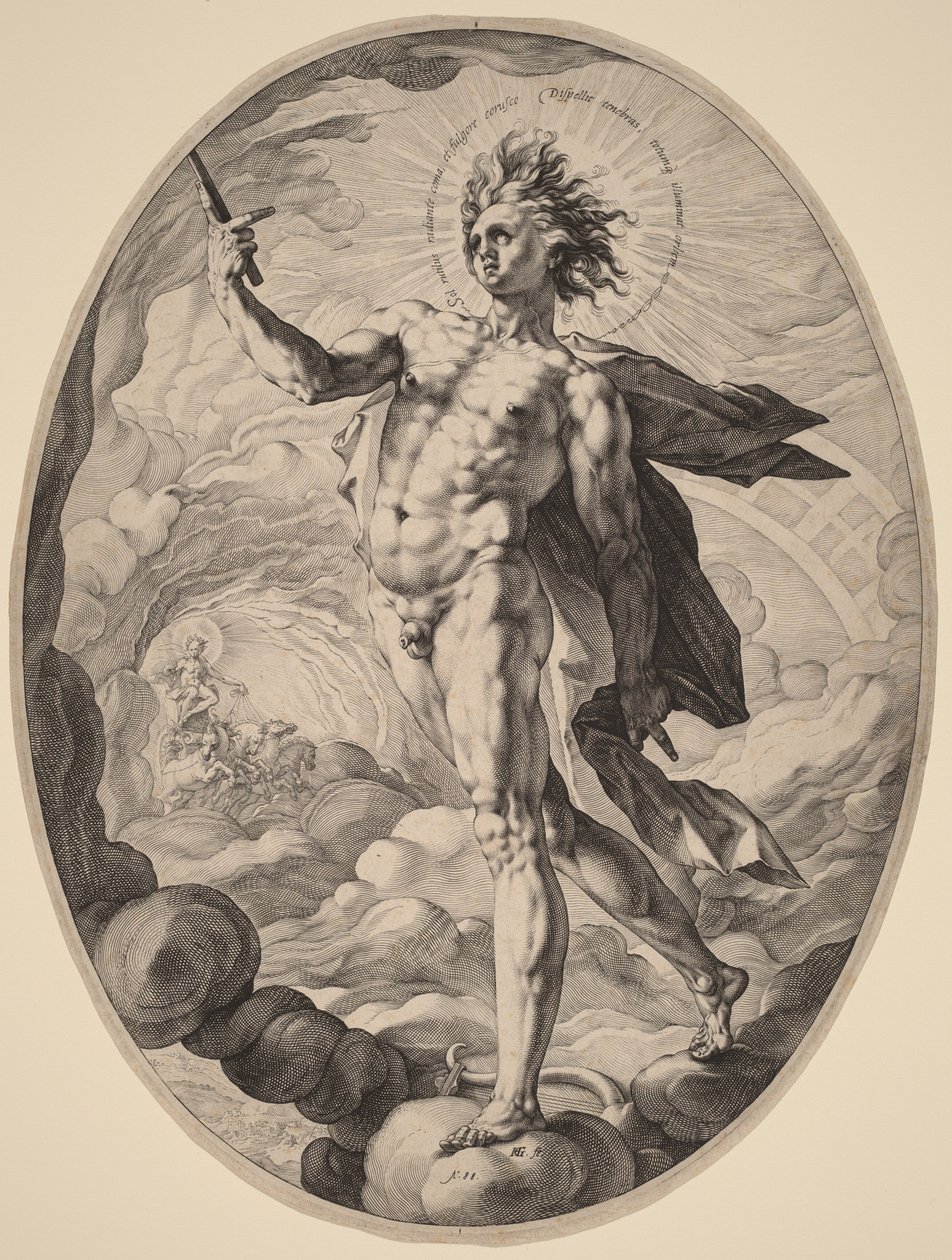Apollo by Hendrick Goltzius