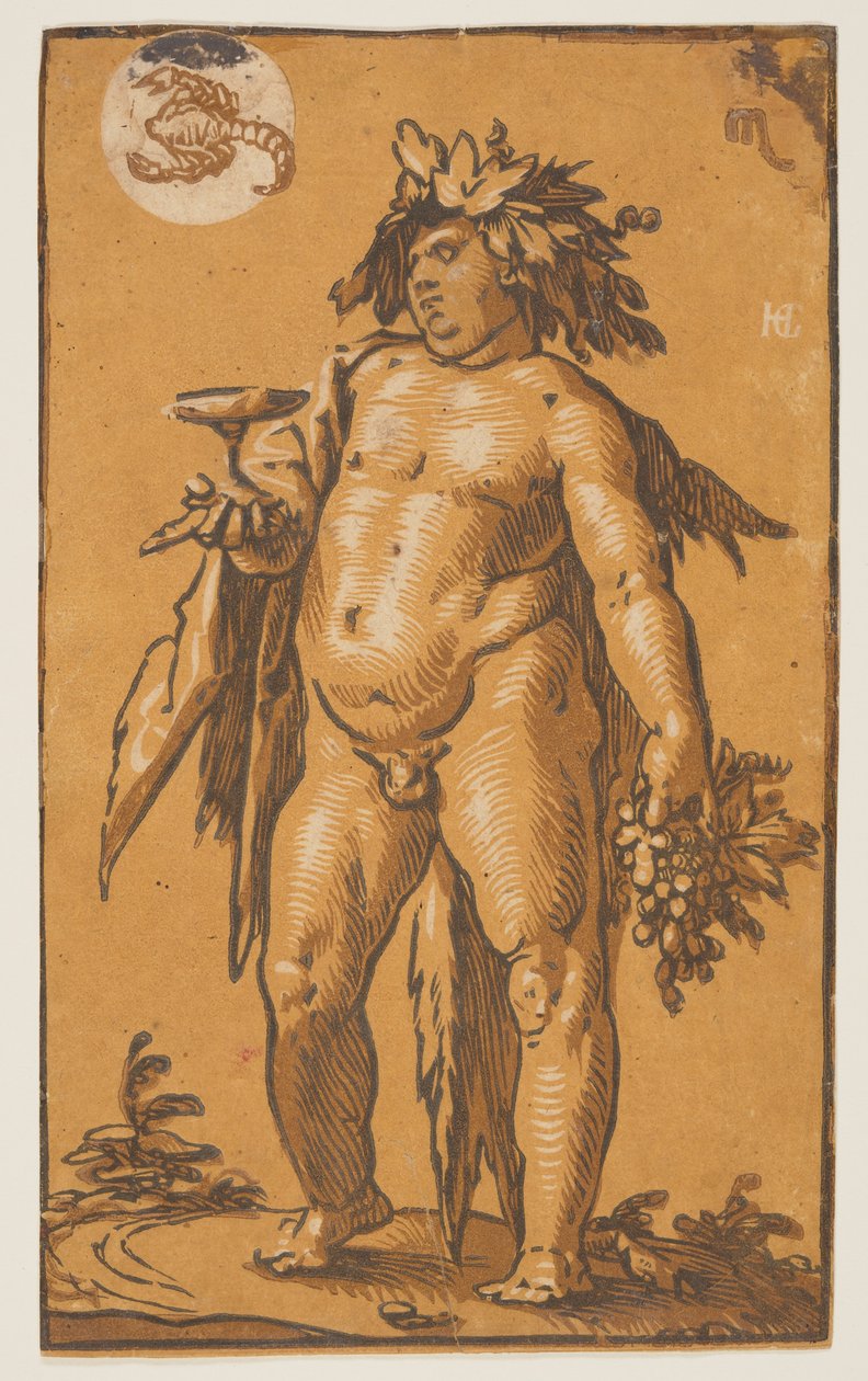 Bacchus by Hendrick Goltzius