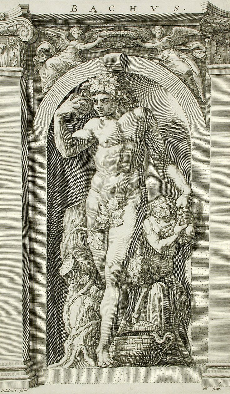 Bacchus by Hendrick Goltzius