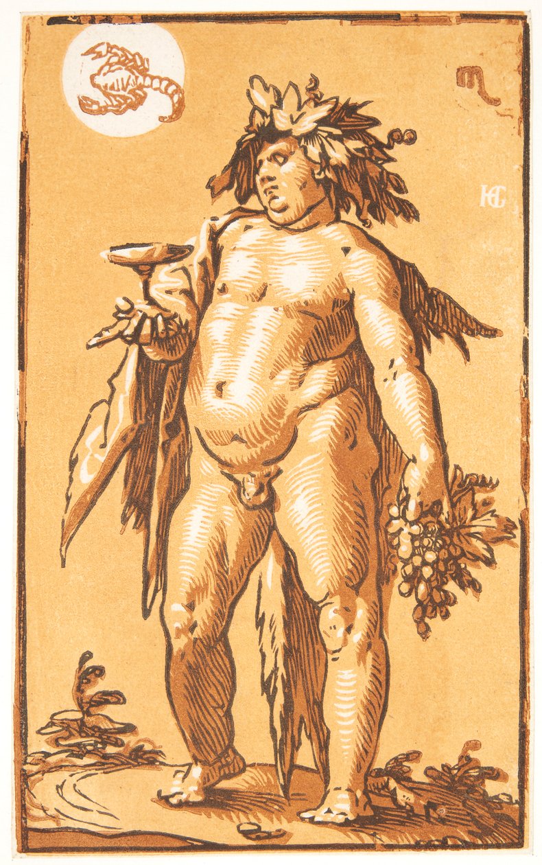 Bacchus by Hendrick Goltzius