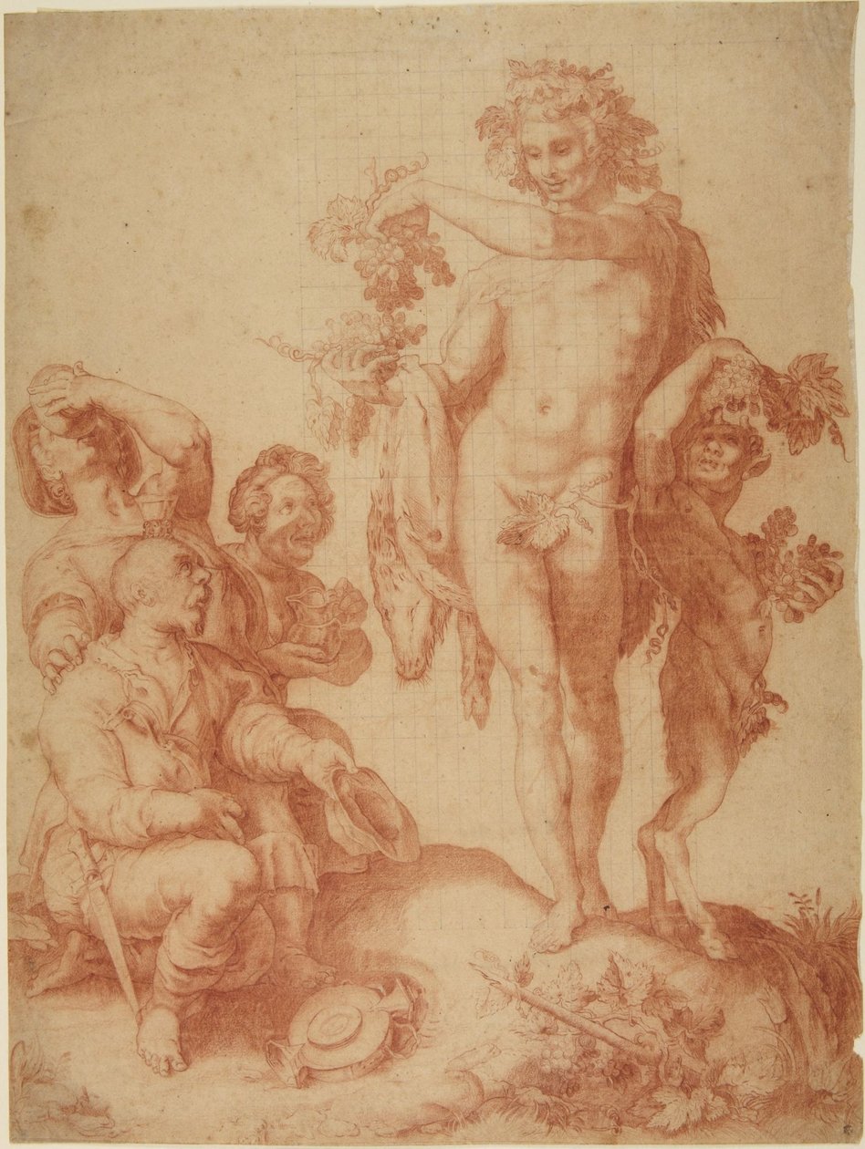 Bacchus by Hendrick Goltzius