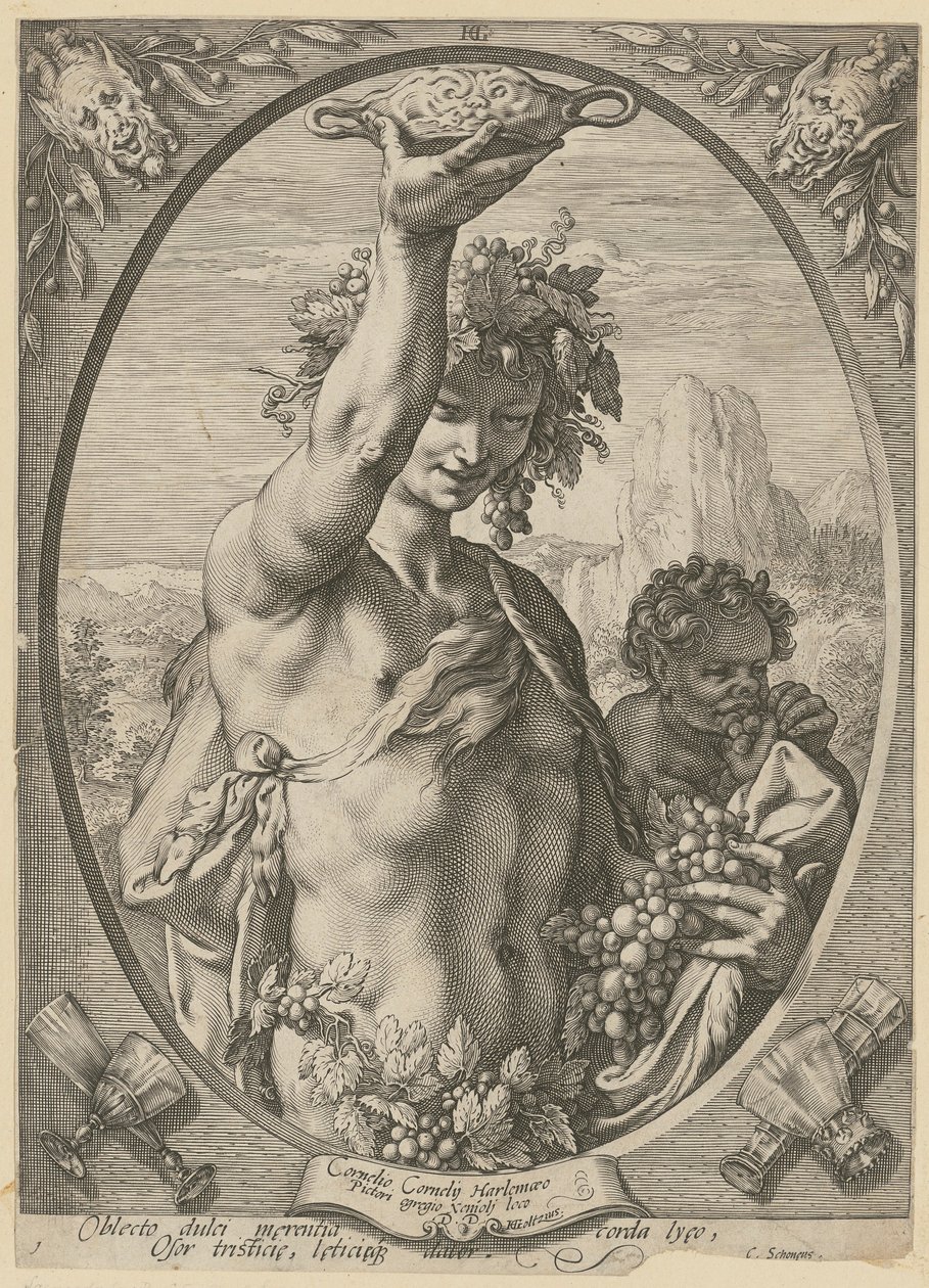 Bacchus, Plate 1 of the Series 