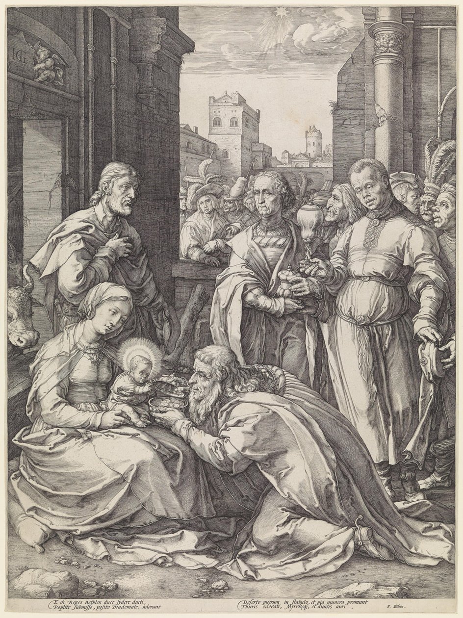 The Three Kings by Hendrick Goltzius