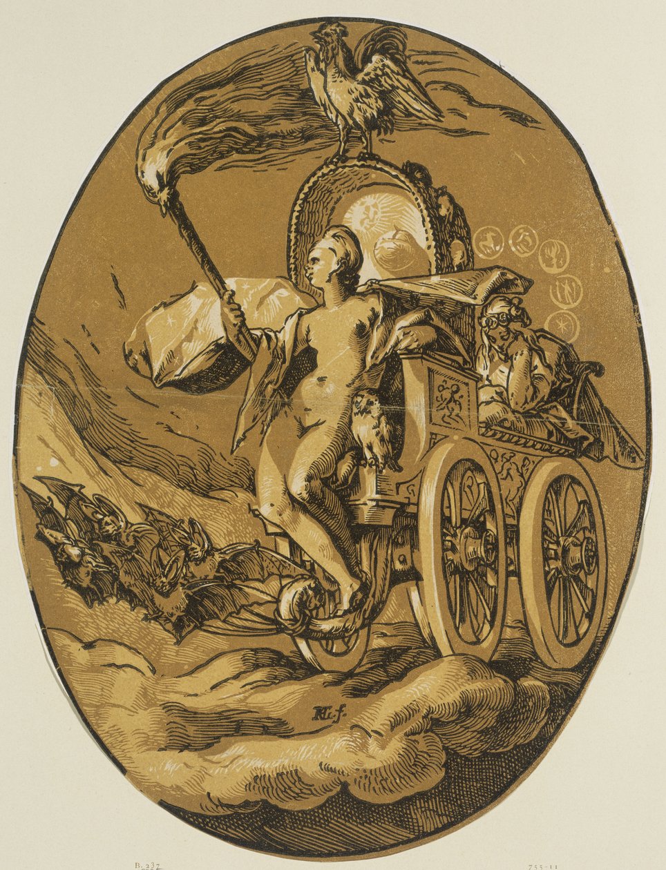 The Night by Hendrick Goltzius