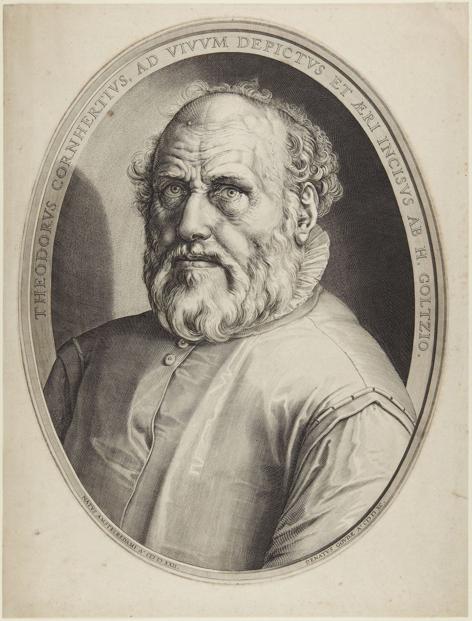 Dirck Volckertsz. Coornhert by Hendrick Goltzius