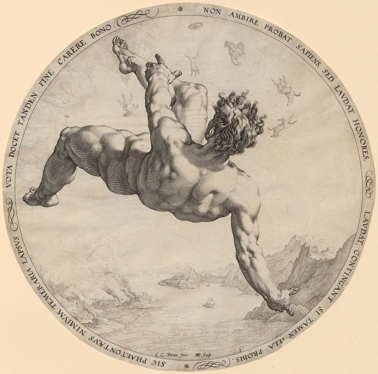 Fall of Phaeton, Plate 3 from the Series 